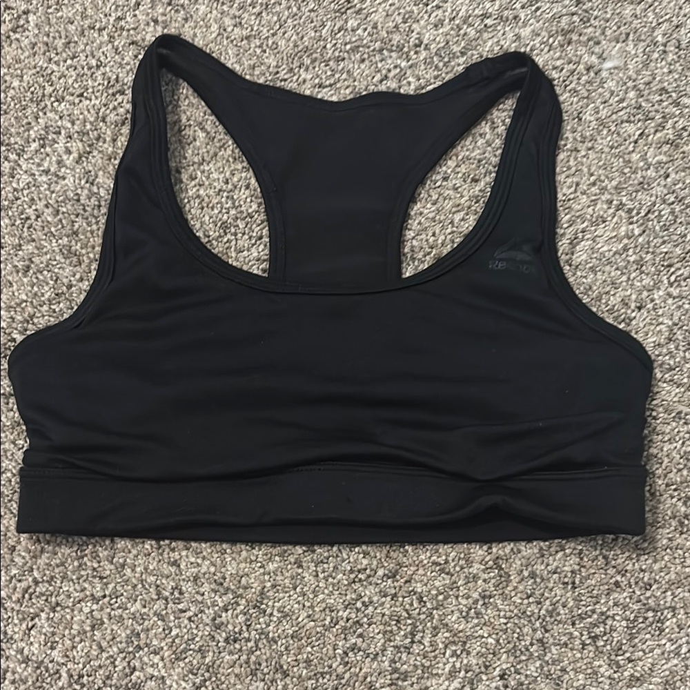 Reebok Black Racerback Sports Bra Intimates
